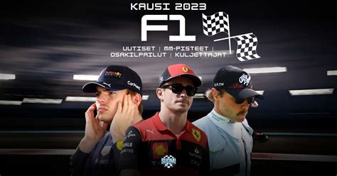f1 kalenteri 2023|f1 kuljettajat 2023.